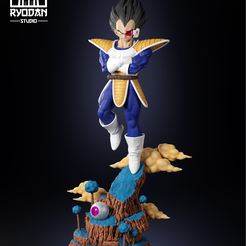 Vegeta1.png Fichier 3D VETEGA DRAGON BALL・Modèle à télécharger et à imprimer en 3D