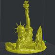 Picture03.jpg Statue of Liberty from Planet of the Apes - Digital Download STL for 3D Printer - Final Scene