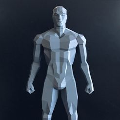 Image4.jpg Fichier STL Figure Low Poly v2・Modèle pour impression 3D à télécharger