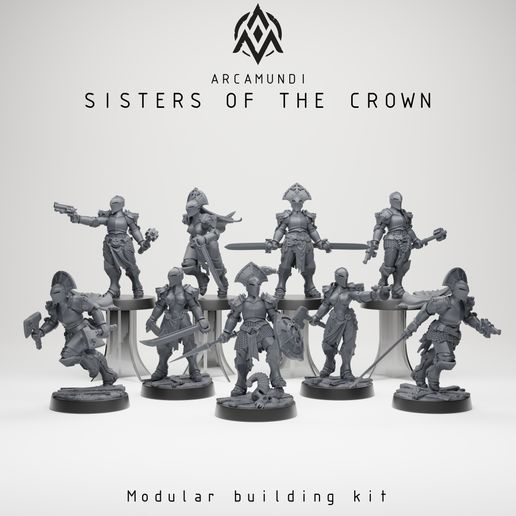 Sisters of the Crown (nuns build kit)