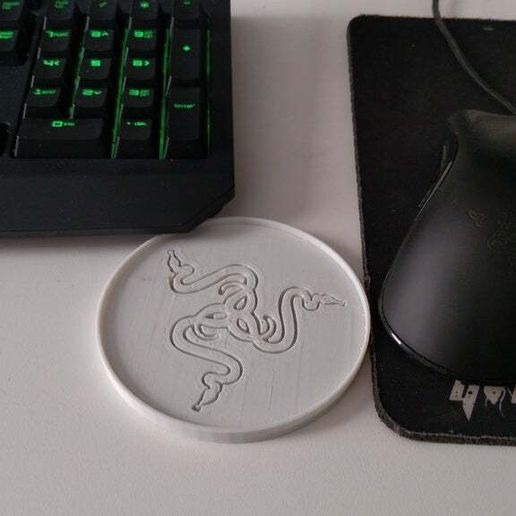 Razer coaster - 3D model önizlemesi