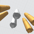 MHO02-Mech-Missile-Pack-Customizable-Set01-preview12.png -MHO02C- 1-144 Mecha Robot MS high detailed missile arrays