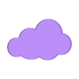 bulut2.stl Decorative 3D Cloud