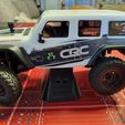 20211112_083435.jpg Base AXIAL Racing RC SCX24 Stand chassis support