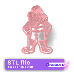 Fireman-cookie-cutter.png Fireman cookie cutter STL file