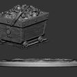 Cart-F.jpg Mine Cart 3D Print Coal Cart 3D Print