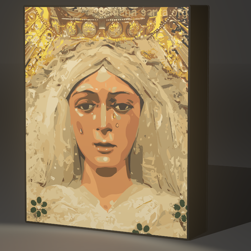 Macarena Hope Lamp (LightBox) 3D model