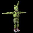 E1_Springtrap.5165.jpg FNAF Springtrap Full Body Wearable Costume with Head for 3D Printing