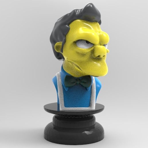 MOE SZYSLAK TV Show Block Minifigure **NEW** Custom 3D Printed Simpsons 