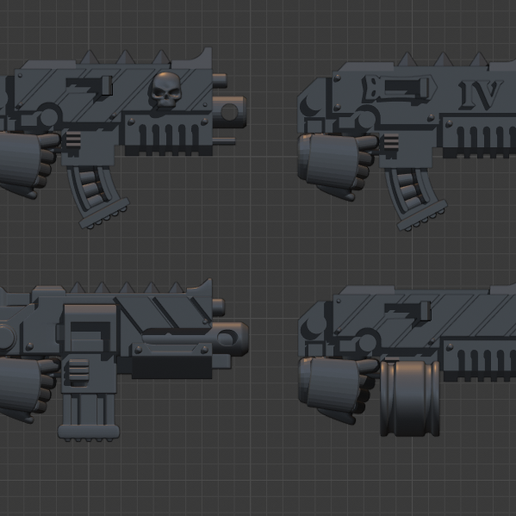 4th Legion Rivetguns 3D model