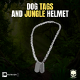 5.png Dog Tags and Jungle Helmet for action figures