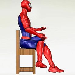 SİPİDERMAN-4.jpg Archivo STL MINI FIGURA 3D SPİDERMAN・Diseño de impresora 3D para descargar