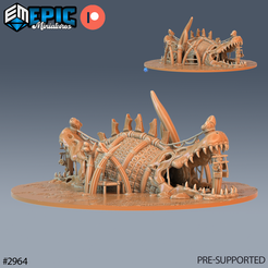 2964-Jurassic-Shop.png Файл 3D Магазин Юрского периода ‧ DnD Miniature ‧ Tabletop Miniatures ‧ Gaming Monster ‧ 3D Model ‧ RPG ‧ DnDminis ‧ STL FILE・3D-печатная модель для загрузки