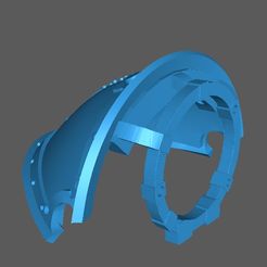 1.jpg Free 3D file Shoulder pad for Imperial Warrior・3D printer model to download