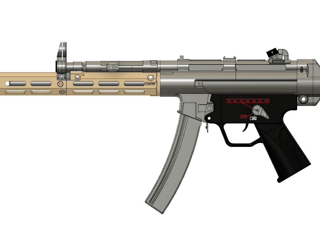 Airsoft MP5 v12zzzz.png STL file MP5 airsoft octa handguard・3D printer model to download, production