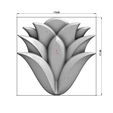 mhendi-flower-07.JPG Mehndi flower ornament 3D print model