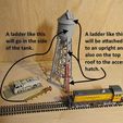 20-05-29-Tall_Water_Tower-7.jpg N Scale - Water tank on a tower