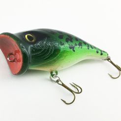 Popper001.jpg Fichier STL Leurre de pêche Popper・Modèle pour imprimante 3D à télécharger