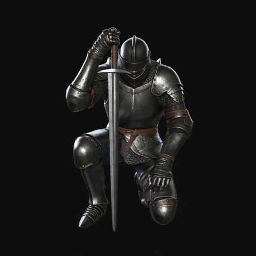 Generated-Image-October-03,-2025-11_14AM.png Caballero STL imprimible en 3D Guerrero medieval apoyado en su espada