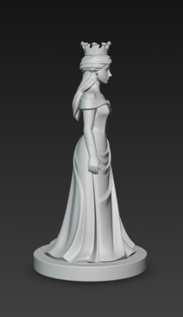 👸 Royal Queen・ STL File for 3D printing・Cults