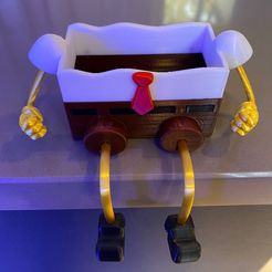 Archivo STL Soporte de esponja (en forma de Bob Esponja) Soporte de succión  para esponja en el fregadero de la cocina 🛁・Design para impresora 3D para  descargar・Cults