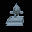 Bass-statue-30.png fish Largemouth Bass / Micropterus salmoides statue detailed texture for 3d printing