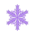 r40-rg6.stl Snowflake growth simulation in BlocksCAD