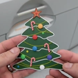2.png Flat decorative Christmas tree