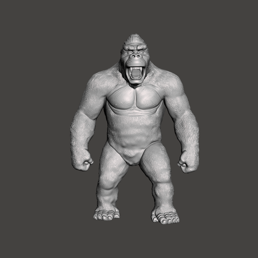 FAN ART RETRO KING KONG SOFUBI STYLE
