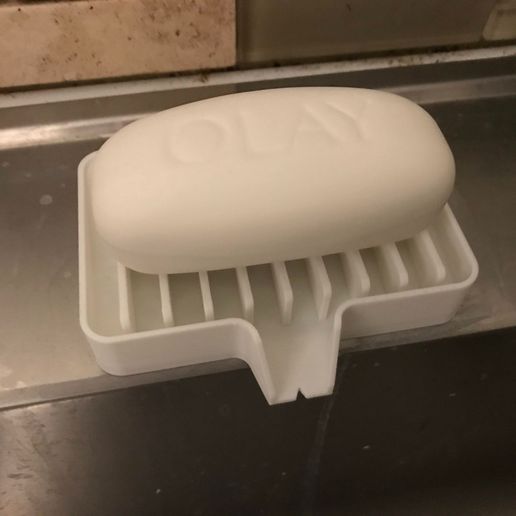 IMG_1256.JPG STL file Soap Tray Wash Your Hands, be safe 👍🏻・3D printer model to download, Trikonics