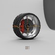 79.png Wheel, tire, and brake disc for Tamiya Mitsubishi 3000gt 1/24