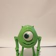 Impression articulée de Mike Wazowski en place
