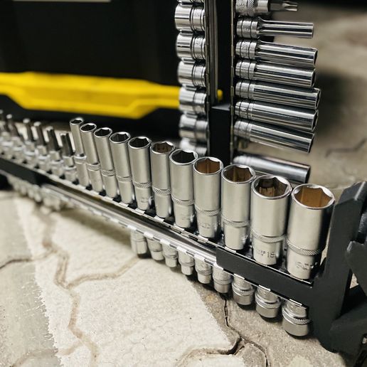 🧰 Socket rail stand・Free STL File for ・Cults