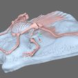 Spinosaurus-Fossil6.jpg Spinosaurus FOSSIL ROCK - 3D SKELETON OF spinosaurus DINOSAUR