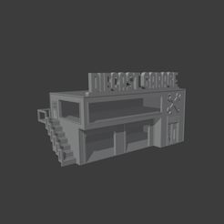 One-Piece.jpg 1:64 Scale Garage & Showroom - Medium - Modular