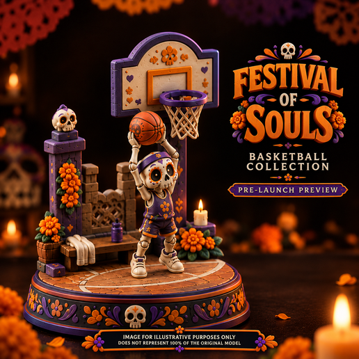 🏀 Festival of Souls — Basketball Collection Preview + FREE Keychain 3D model