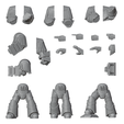 limbs-kit-preview2.png Catafrac Heavy Armoured Warriors - Limbs Pack