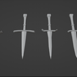 Adaga-5.png Low Poly Dagger Pack: Minimalist Style for your Game Free
