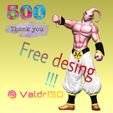 Picsart_22-07-29_19-21-33-325.jpg Free 3D file FAN ART MAJIN BUU THUMBS DOWN!!!・3D printable model to download, Valdri3d