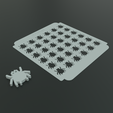 2.png Sprinkle Stencil Spider Design. With keychain.