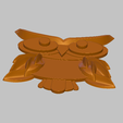 owl 1.png Owl 3D relief STL file.