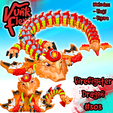 FreshStartMiniEgypt6.png Fire-Fighter Dragon MultiColor Flexi Print-In-Place + figure