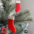 2023-11-20_00b7a417637bd.webp Knitted Sock Ornament, Easy to Print No Supports