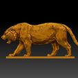 3.jpg Escultura de tigre andante