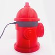 IMG_4036.jpg Cool Red Fire Hydrant Echo Dot Holder Classy Firefighter Gift Amazon Alexa Stand Police Fireman City Worker Echo Dot 3rd Generation Case