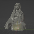 Mary-Clear.png Mother Mary Tea Light Statue