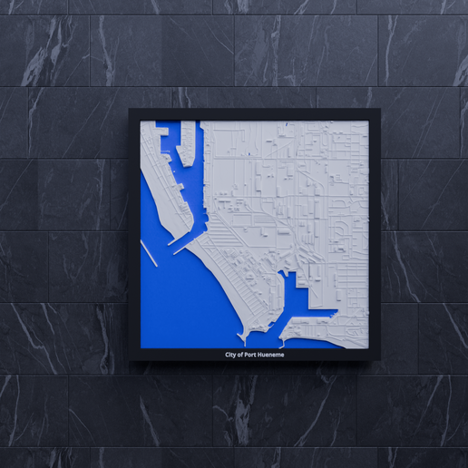 City of Port Hueneme, United States - 3D Miniature