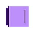 5.stl cover for square tube . cache pour square tube