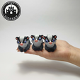 Flexi-Tiny-Badger,-P2.png Flexi Tiny Badger, figura articulada fidget, versión llavero incluida, 3mf incluidos