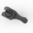 handl3e-render.png Mercedes Mirror Adjustment Handle – W124 W123 W201 W126 – Driver Side – 3D Printable Replacement Part